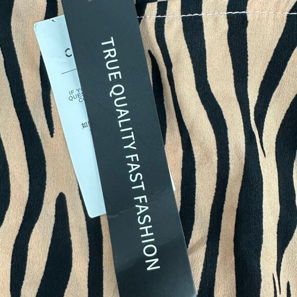 Celmia Collection Womens Zebra Print Maxi Dress Size 5XL Plus Size - Picture 7 of 9